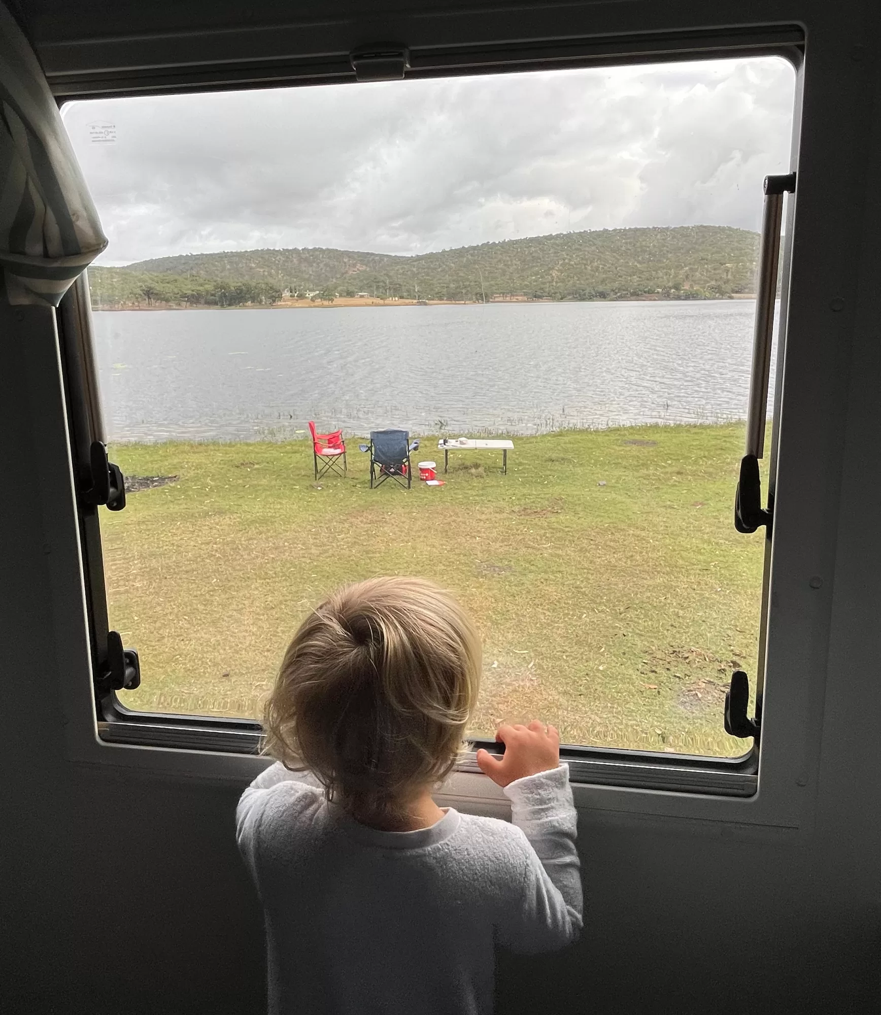 Niki at Eungella Dam Camping Ground,  QLD