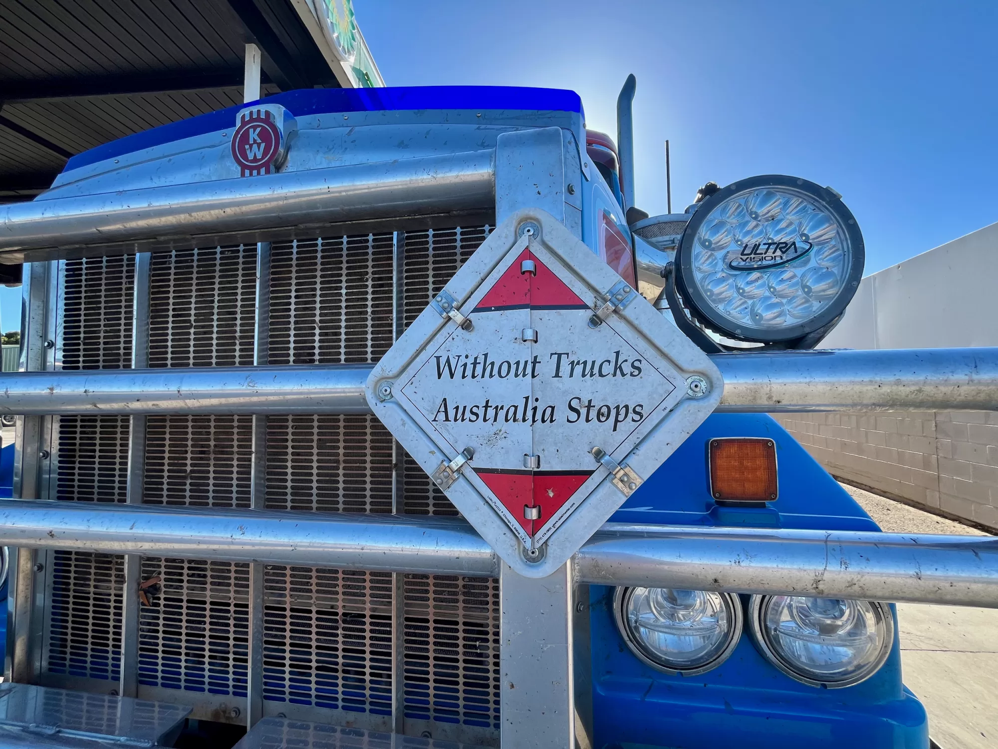 Truck sign detail