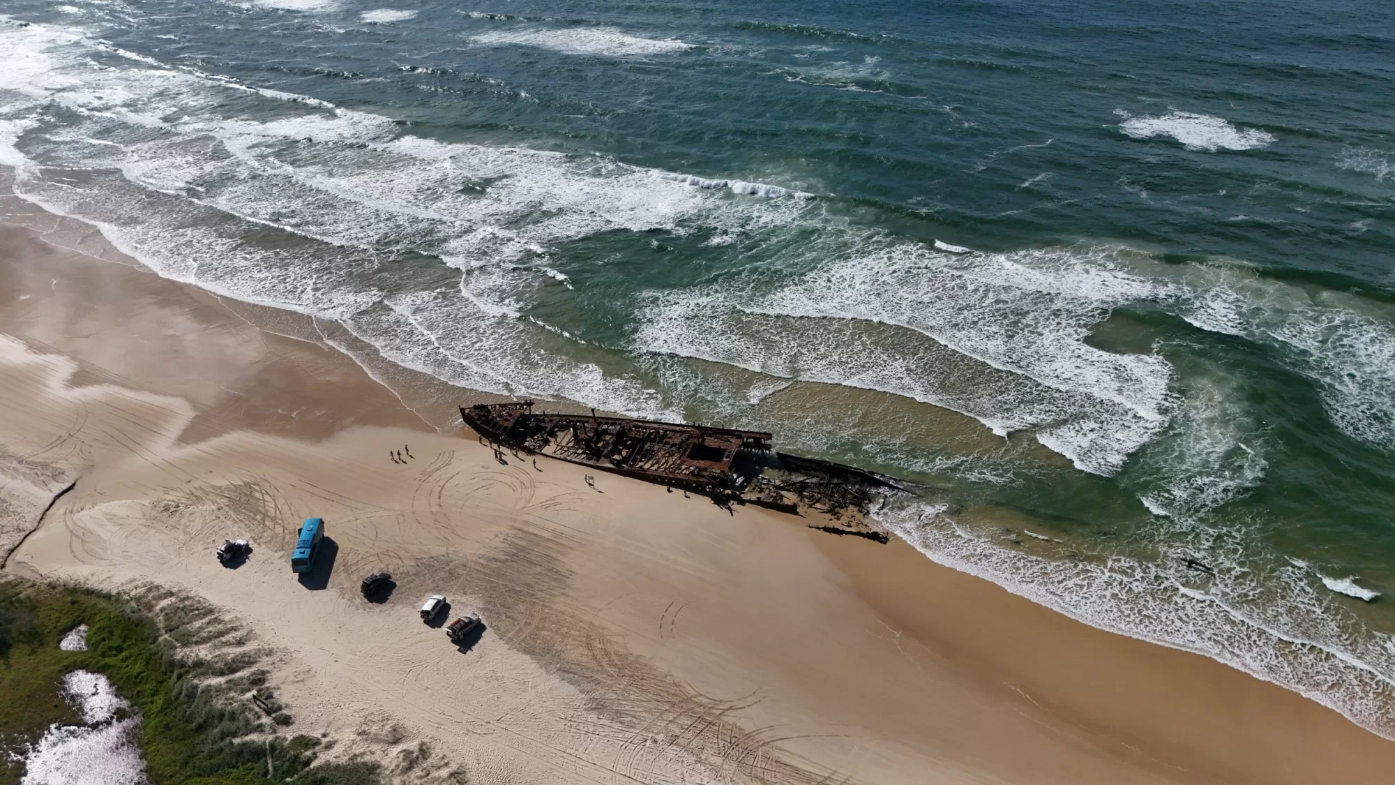 S.S. Maheno Shipwreck Fraser K´Gari Fraser Island QLD