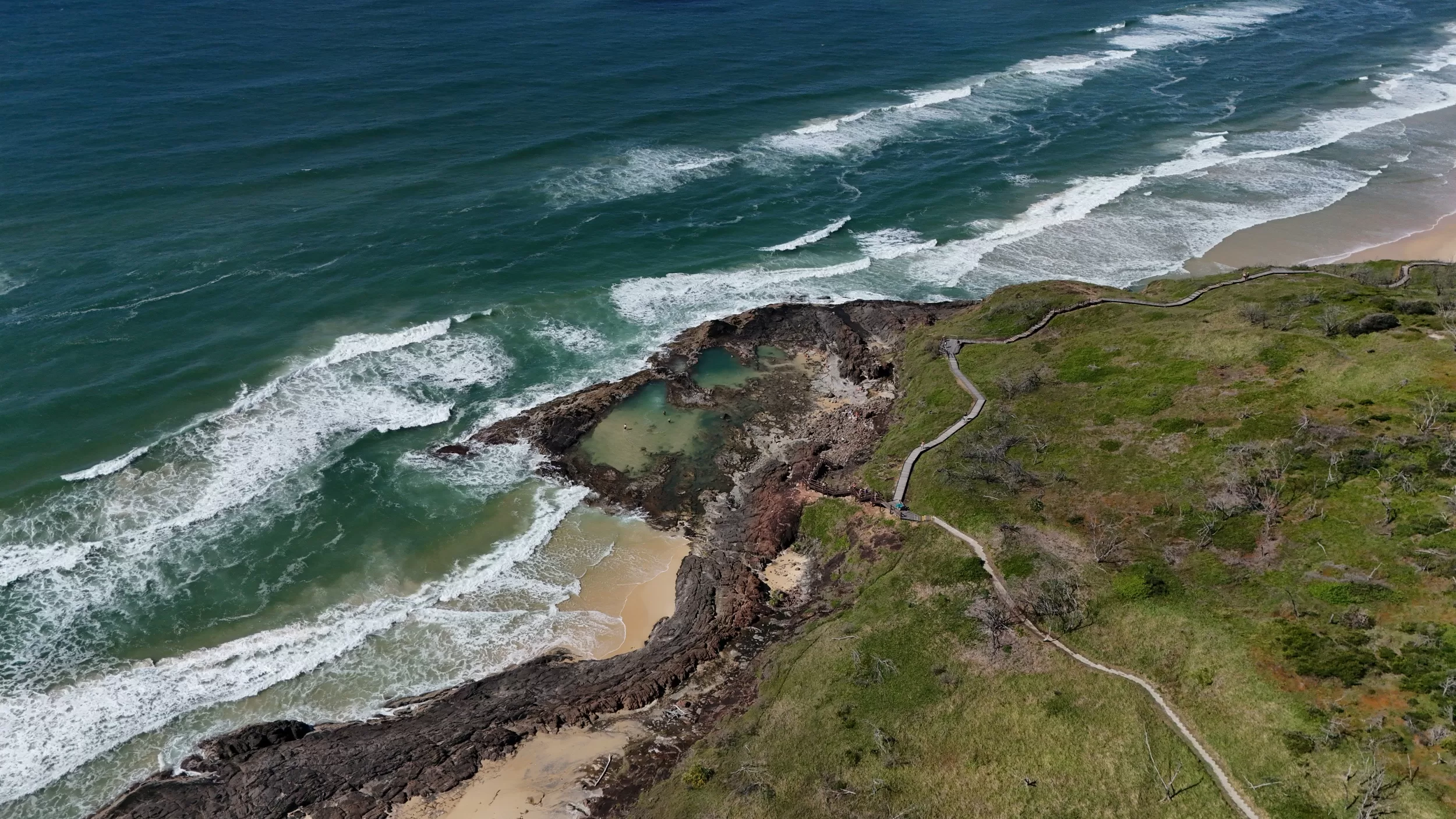 Champagne pools K´Gari Fraser Island QLD