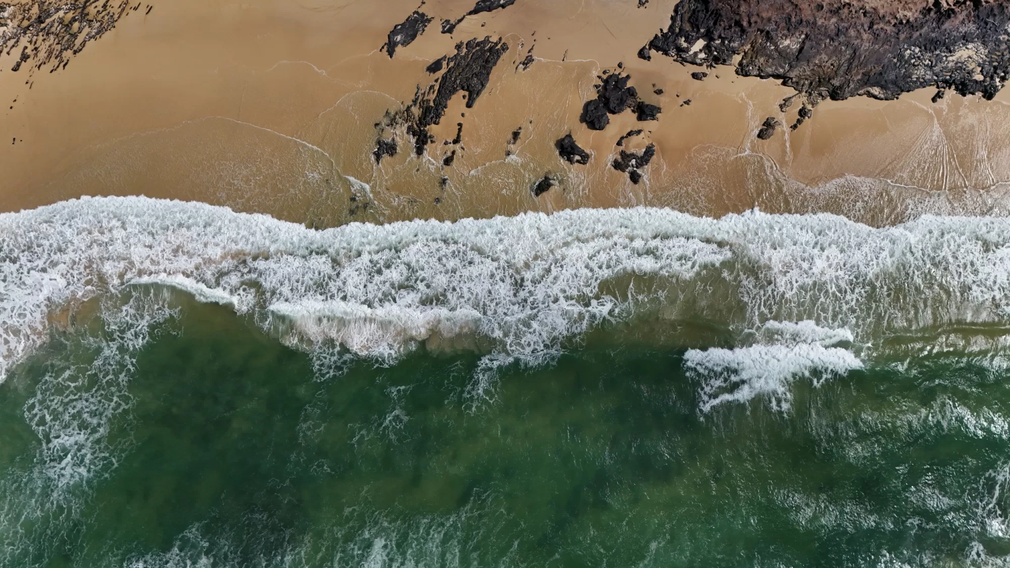 Tide at Ngkala Rocks  K´Gari Fraser Island QLD