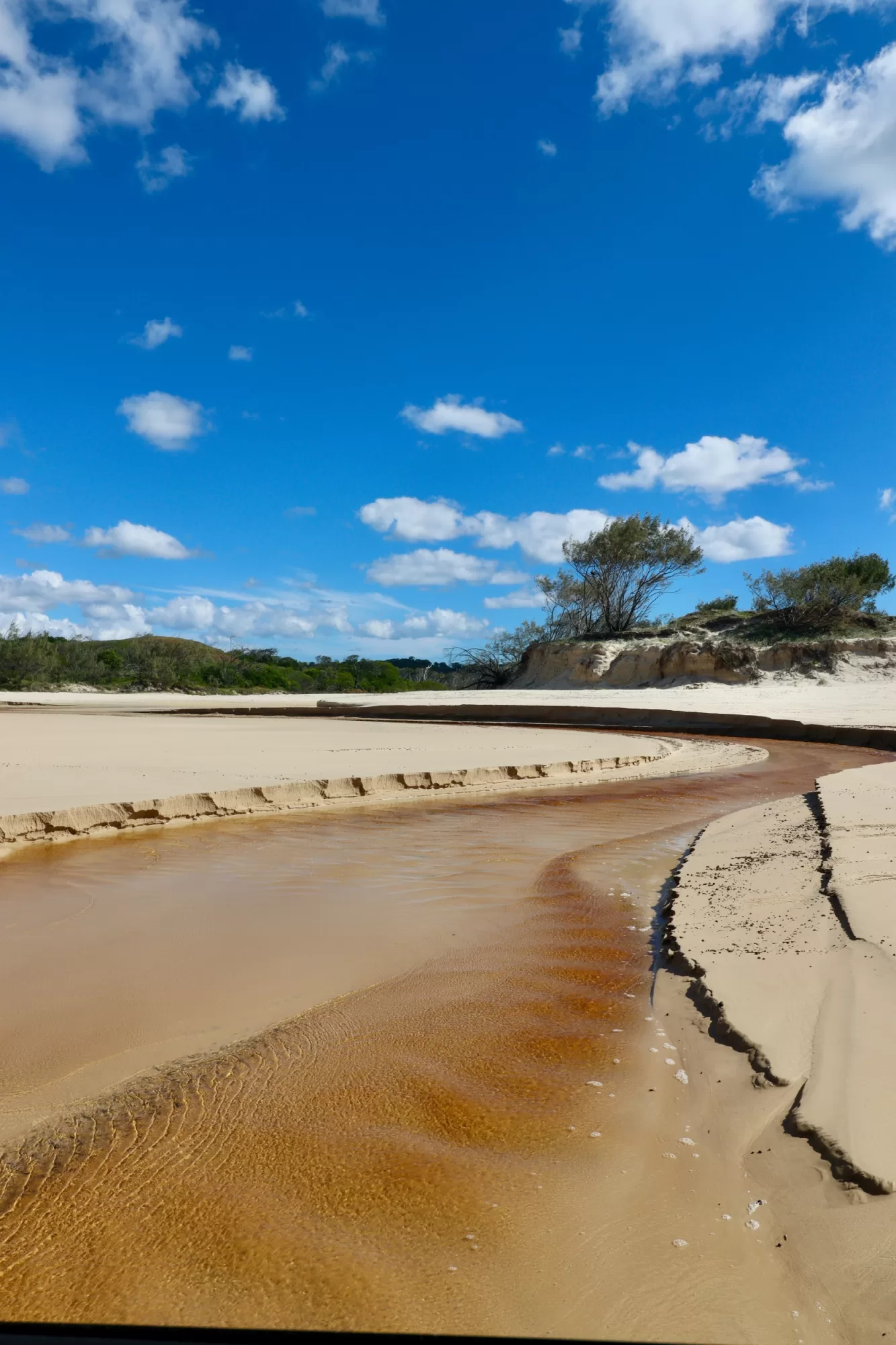 Creek crossing at K´Gari QLD