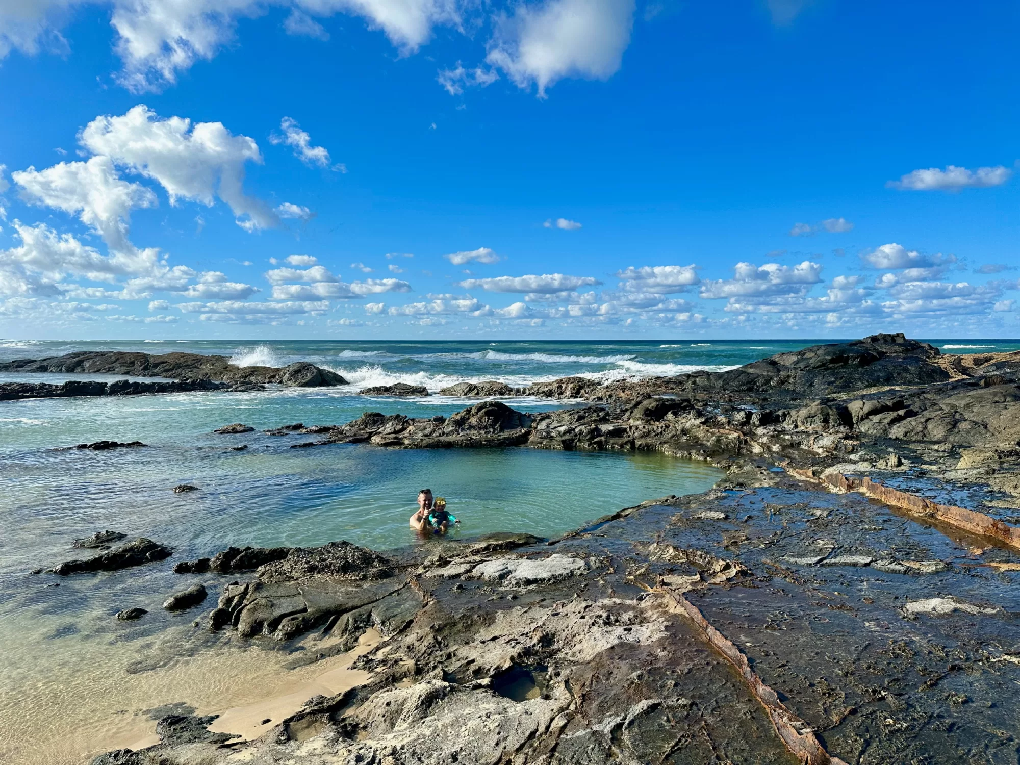 Champagne Pools K´Gari Fraser Island QLD