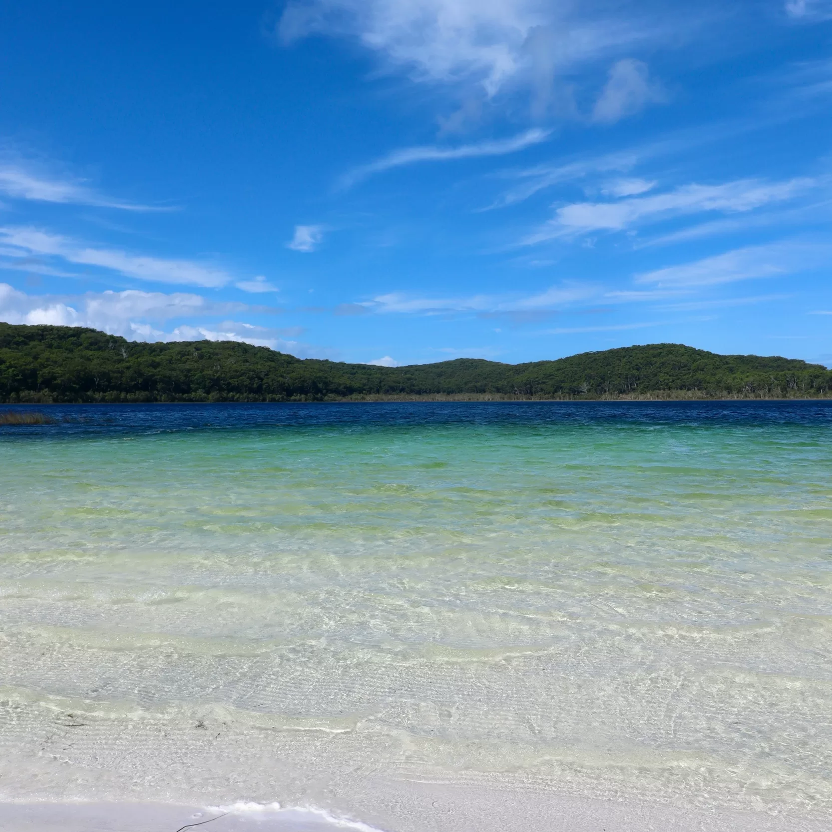 Lake Birrabeen K´Gari Fraser Island QLD